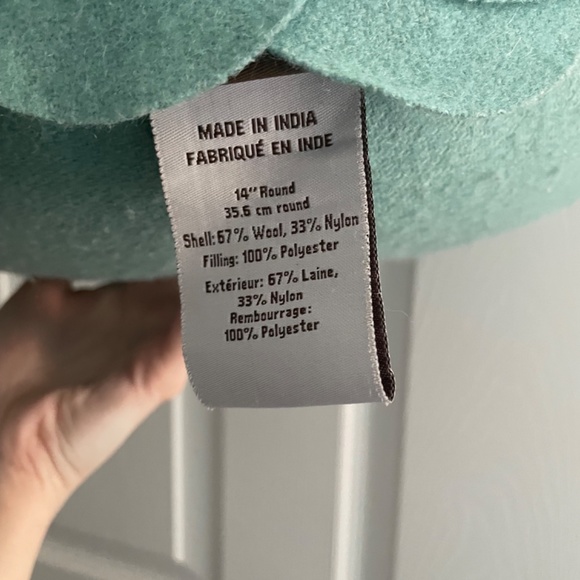 Blue Rose Pillow - Picture 3 of 4